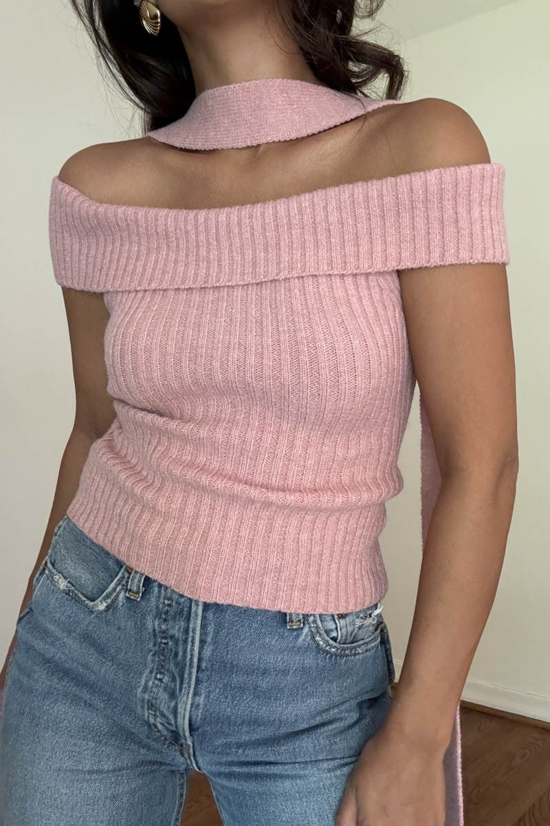 Im Not Cold Shoulder Top