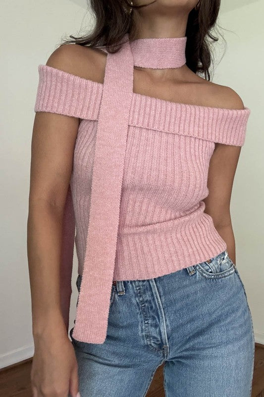 Im Not Cold Shoulder Top